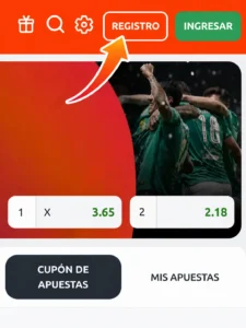 Botón de registro de Betano Chile para crear una cuenta desde PrensaFútbol